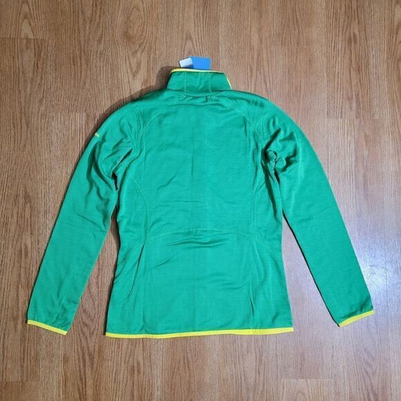 Columbia NCAA Oregon Ducks Jacket Sapphire Trail Fleece Omni-Heat Small S Green - Picture 8 of 13